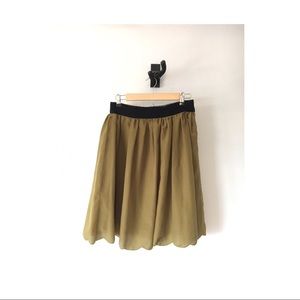 Down East olive green skirt!